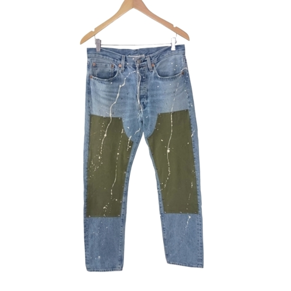 NWT Free People X Tricia Fix One-O-A-Kind Collection Jeans Size Small  $260 - Picture 3 of 10